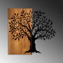 Wallity Mysterious Tree - 371 Escultura de Pared de Madera y Metal